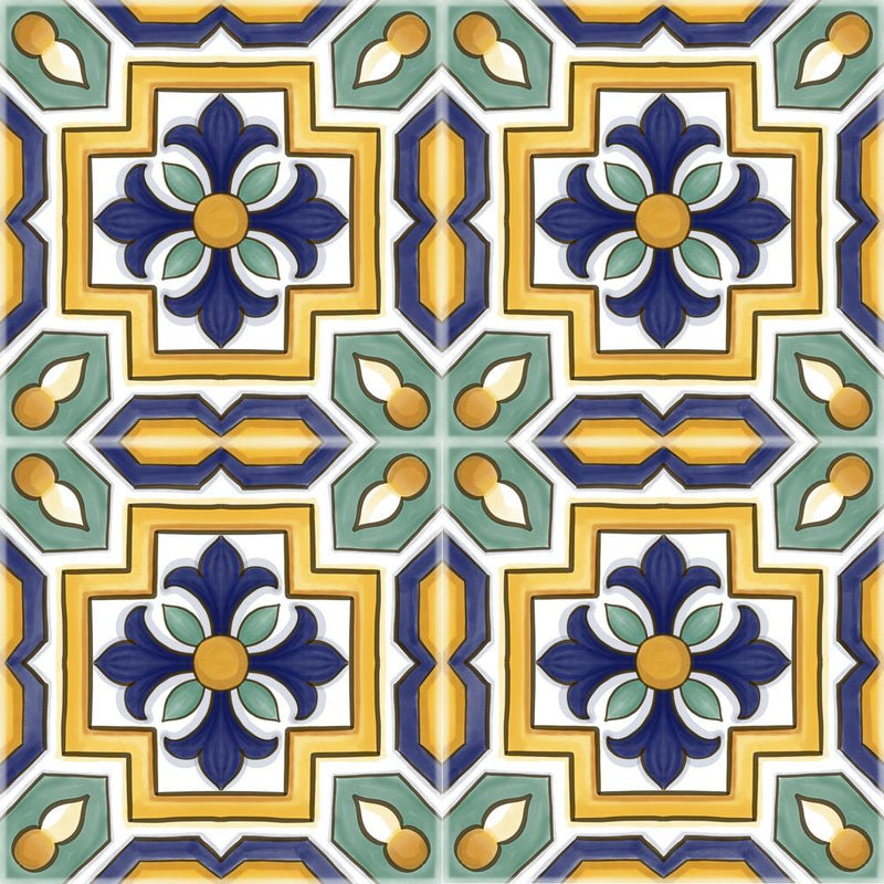 Geometric portuguese tile 1