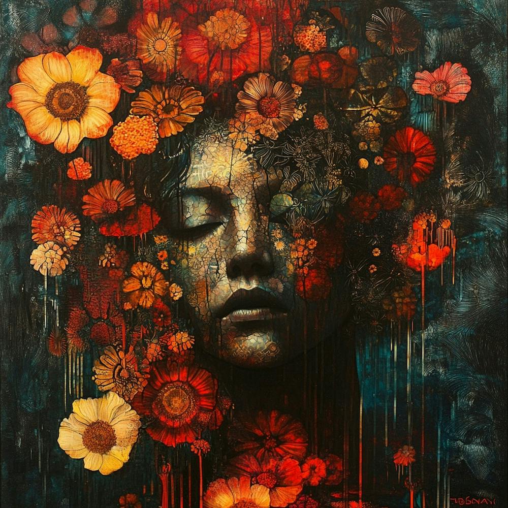 Femme aux Fleurs