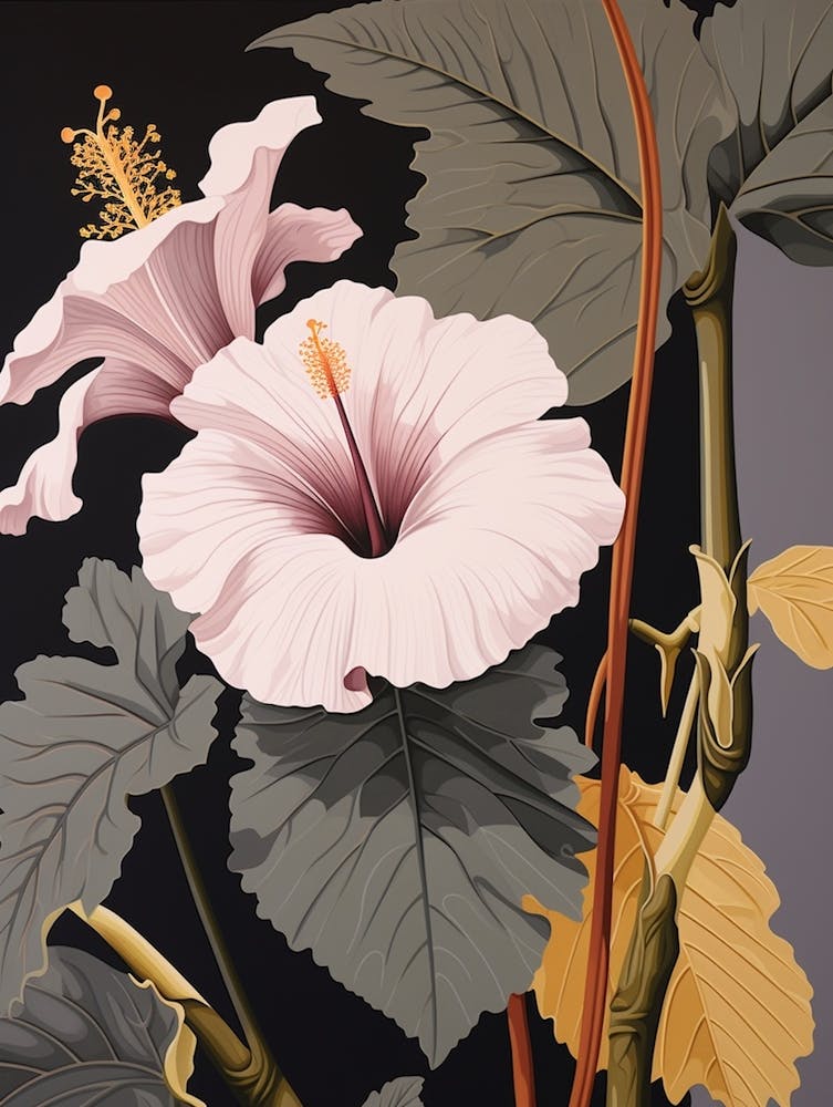 Flower Illustration Hibiscus 3