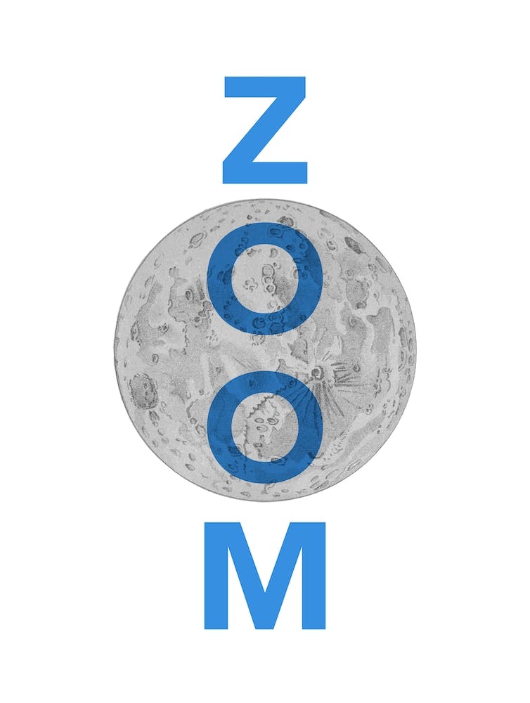 Zoom Typografie