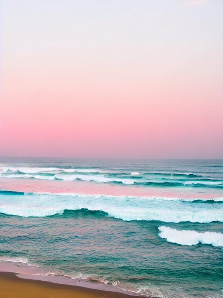 Baga Beach, Goa, India Pink Photography 2