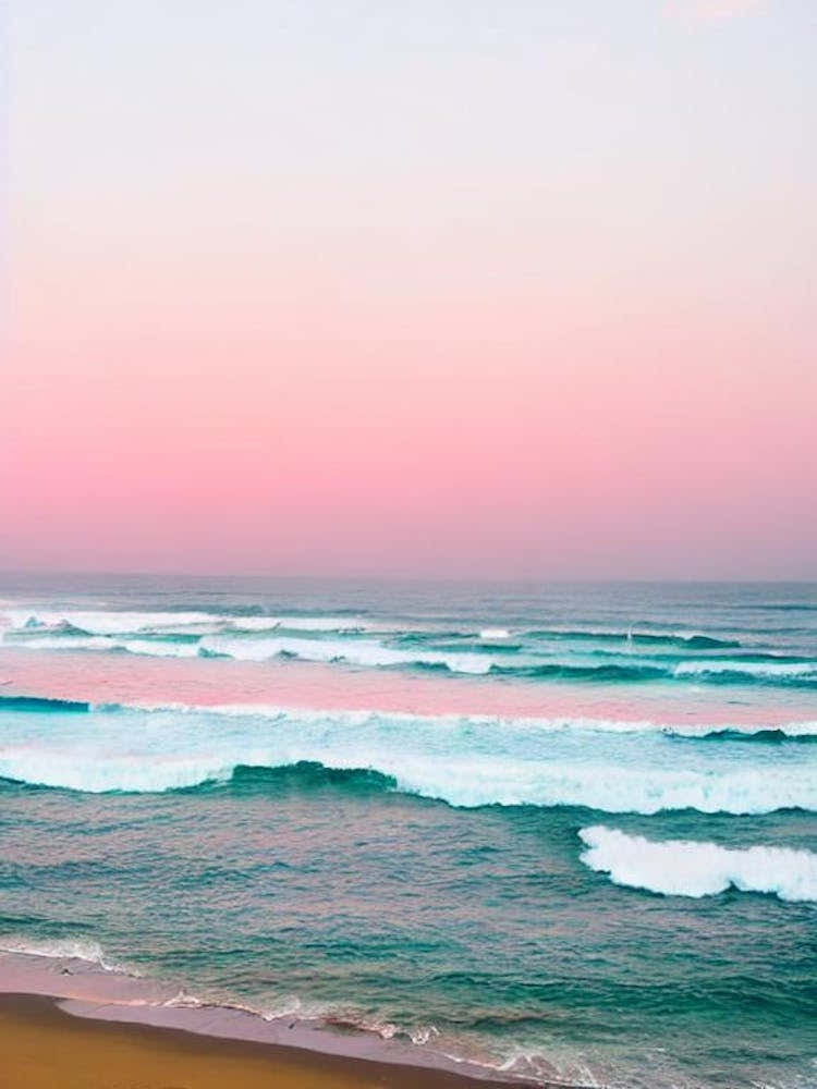 Baga Beach, Goa, India Pink Photography 2