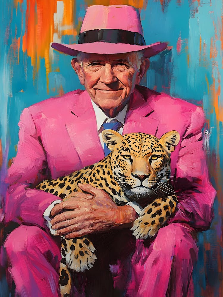 Man With A Leopard