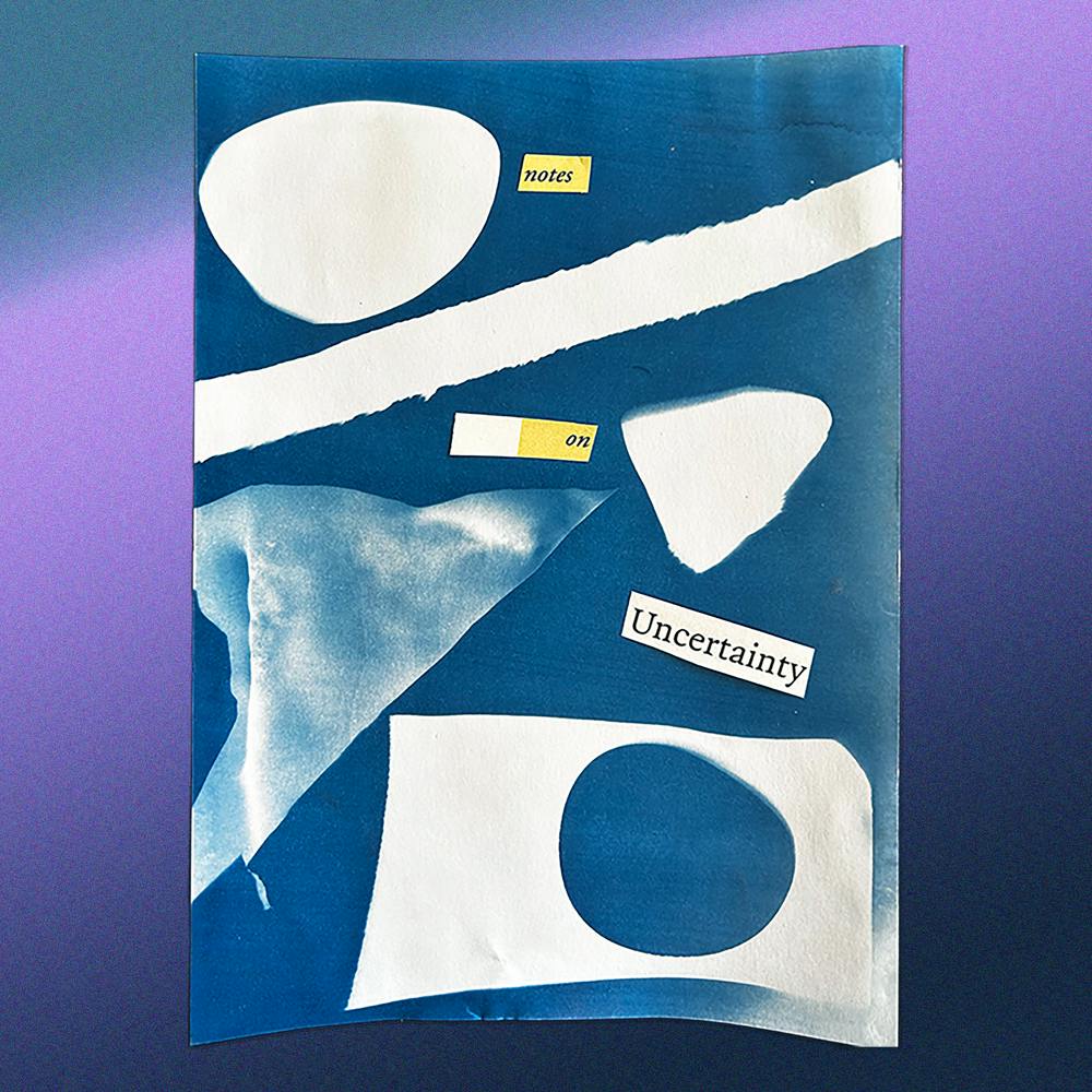 Cyanotype, blue and white