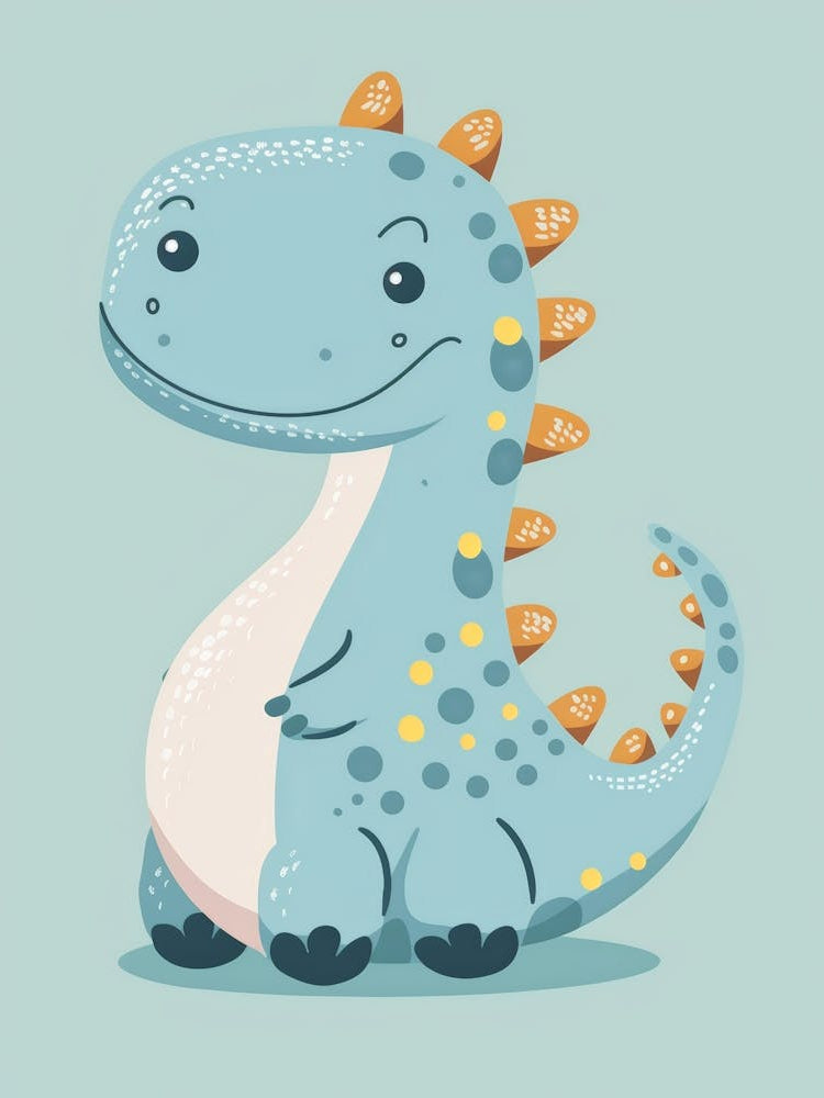 Cute Cartoon Dinosaur 1