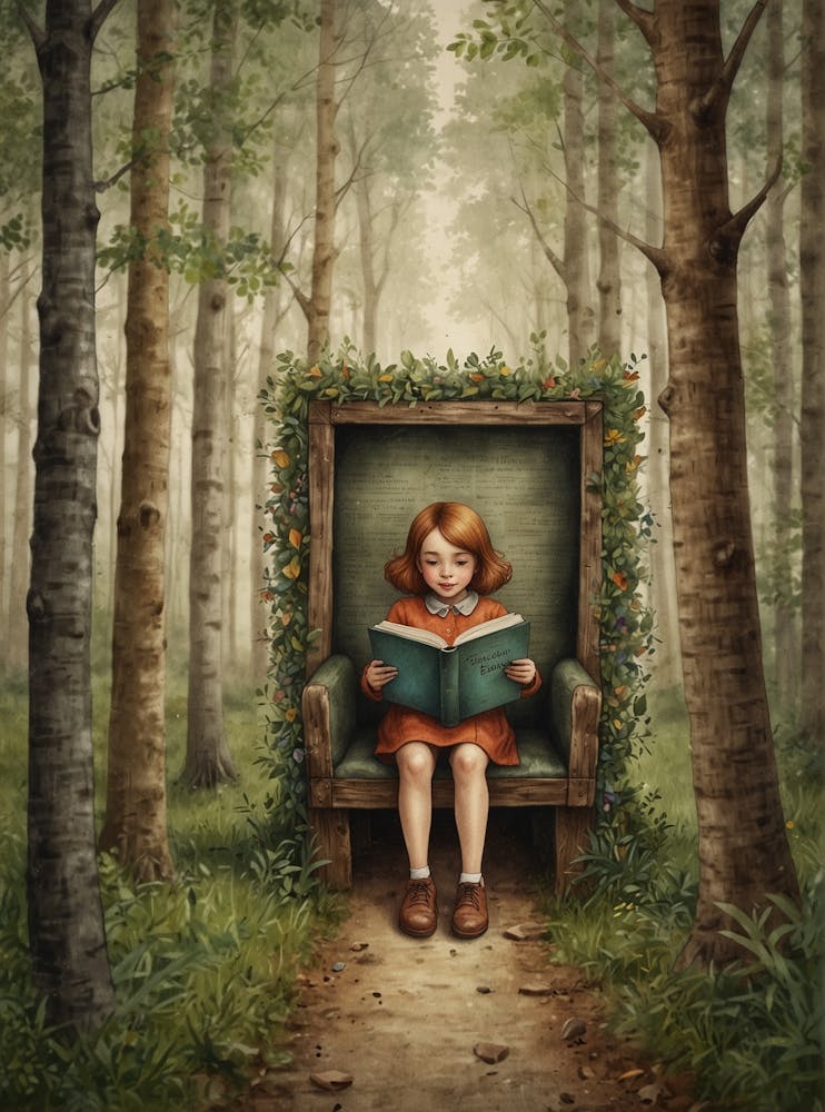 Lecture Dans Les Bois