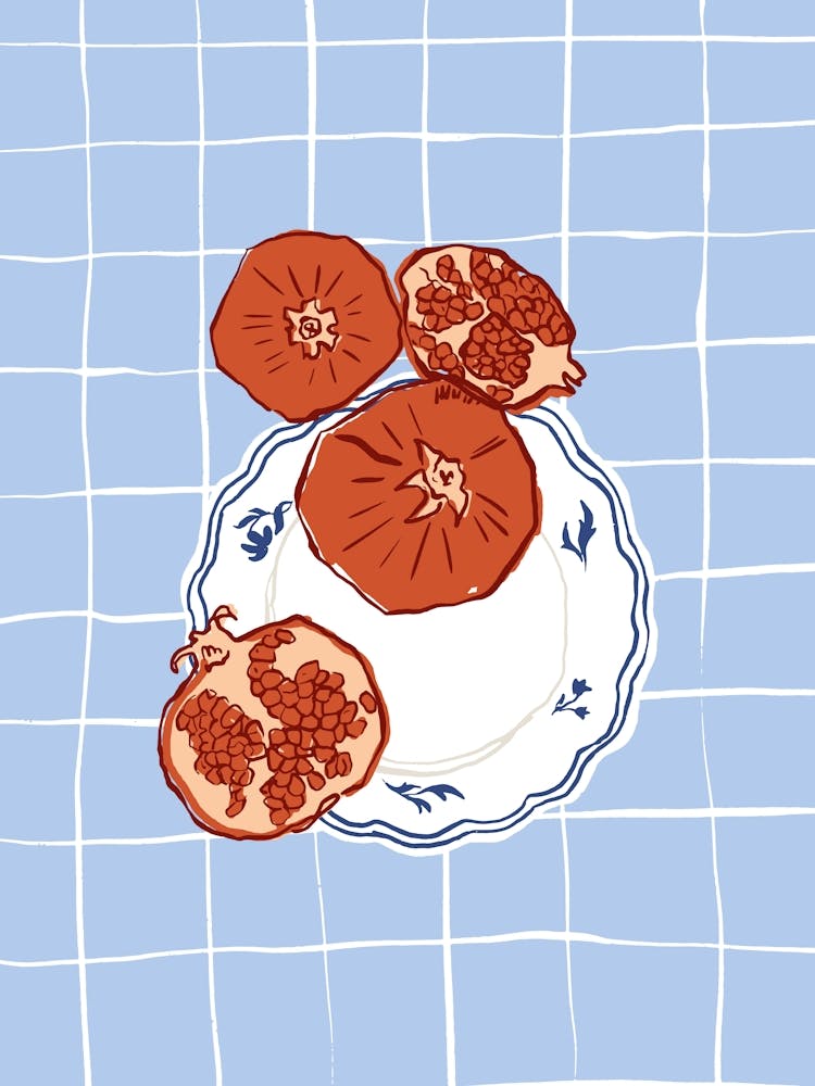 Granatapfel-Poster