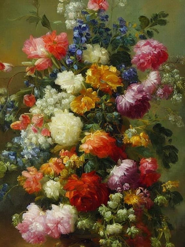 Stock Painting 1 Flower