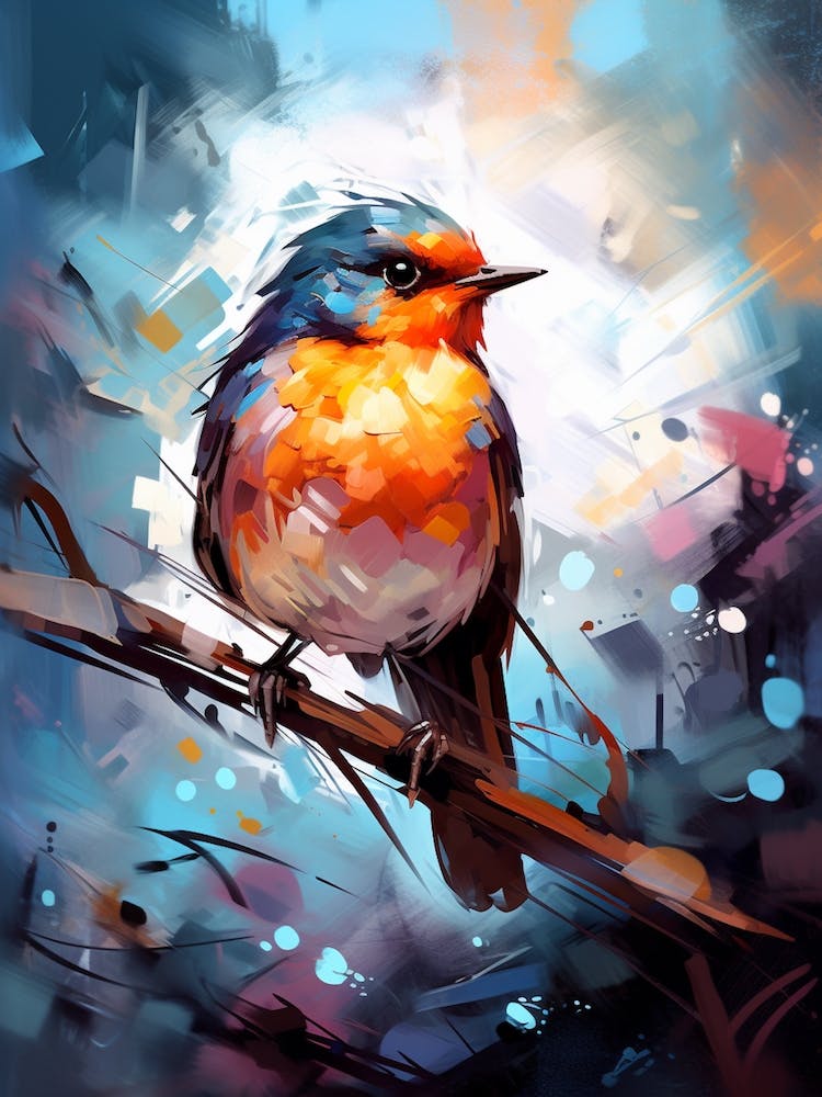 Robin Digital Illustration 2