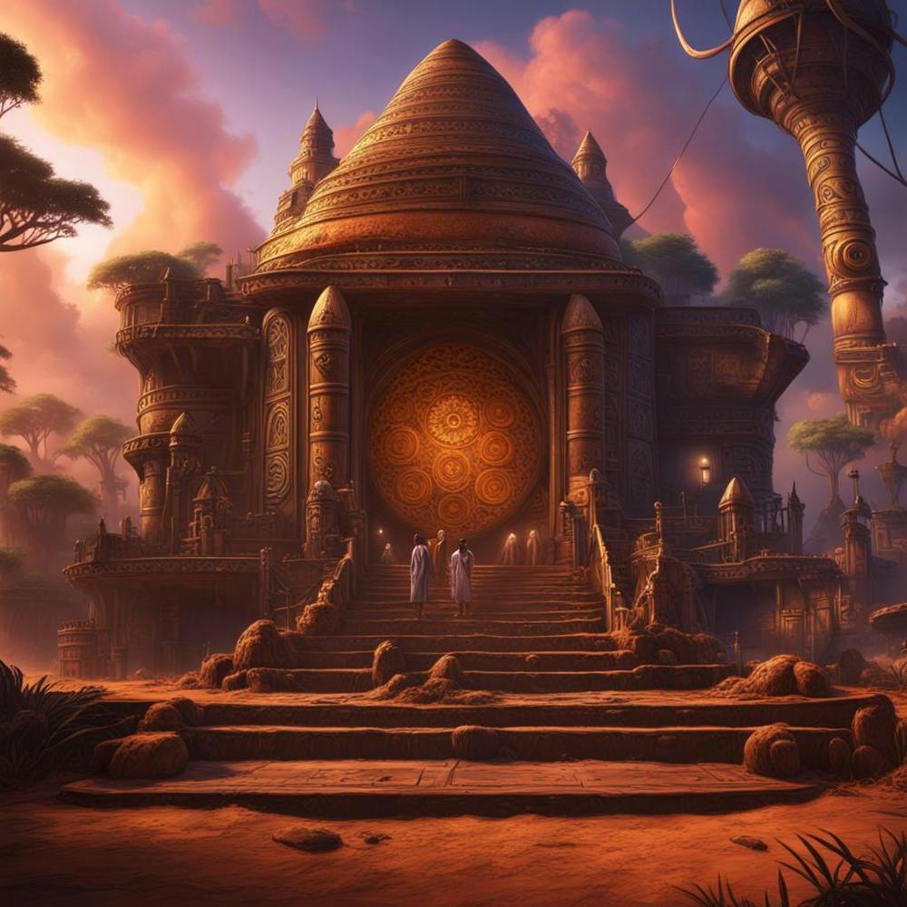 Temple In The Desert