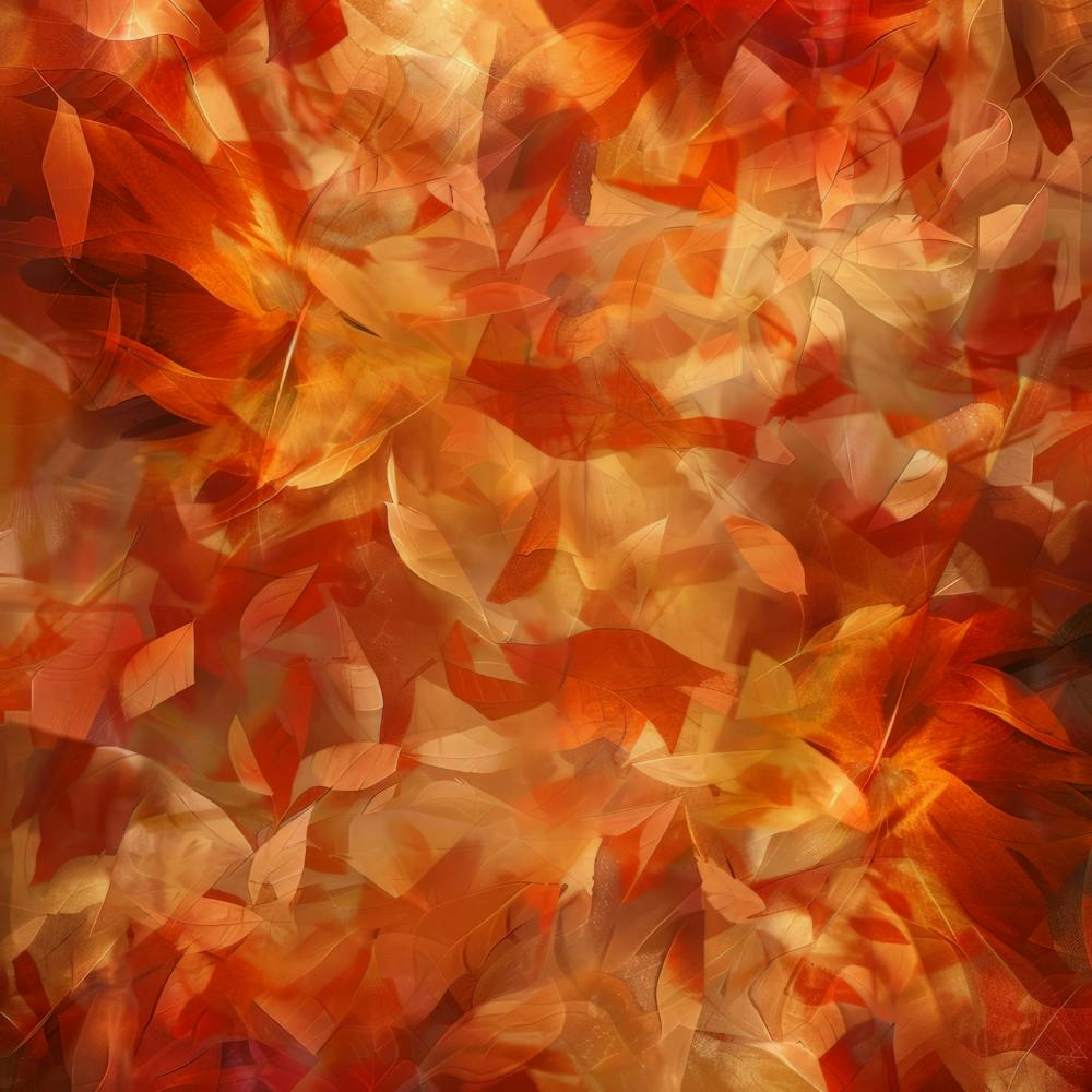 Abstract Autumn Leaves Photo