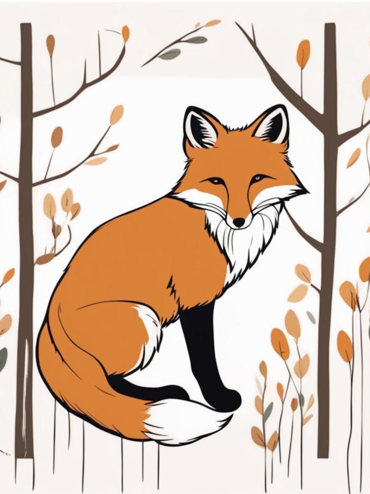 Renard dans les Bois