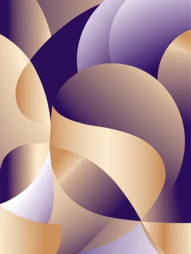 Abstract Purple And Gold