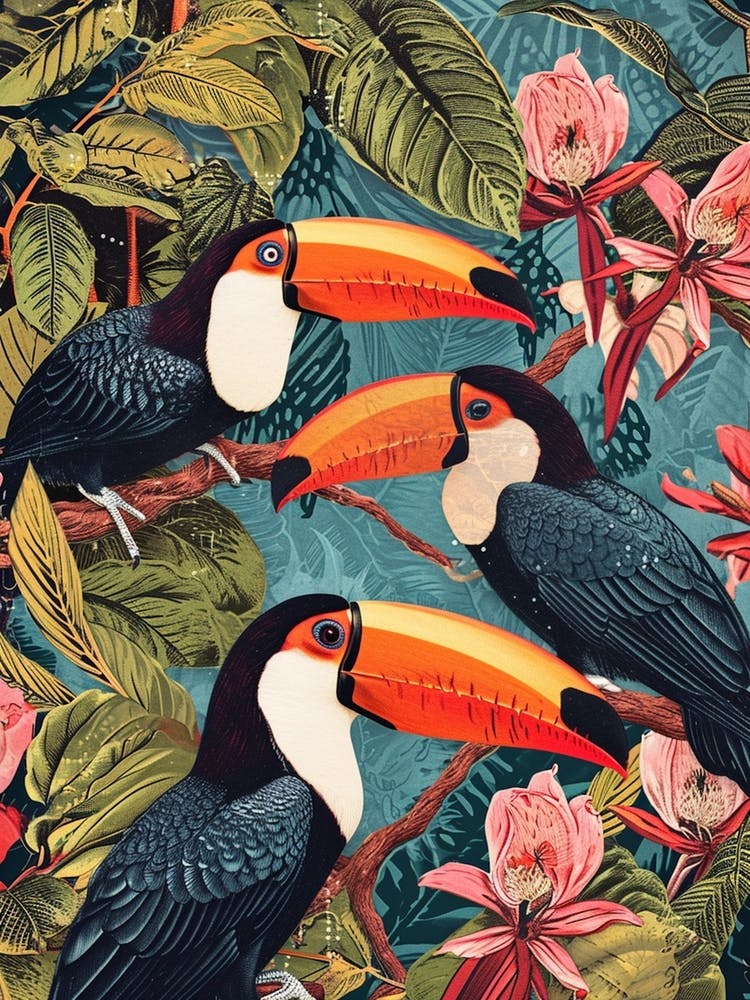 Kitsch Tukan Collage 1