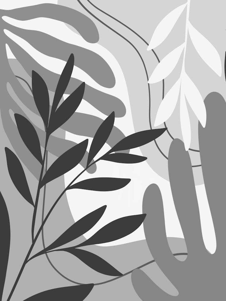 Abstract Black And White Pattern