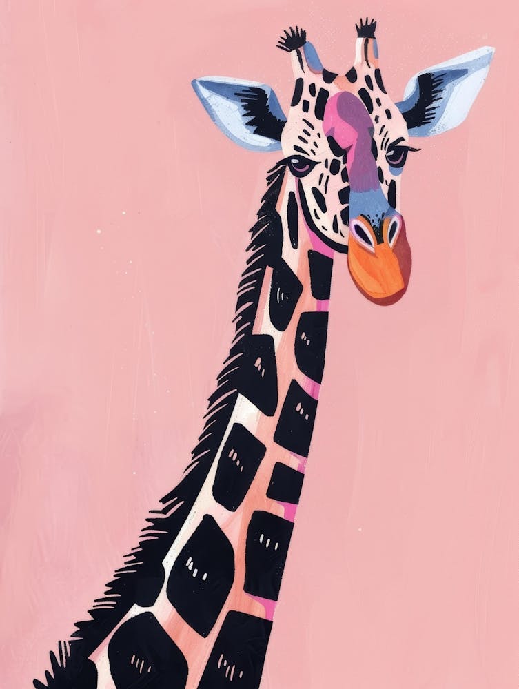 Giraffe Canvas Print 11