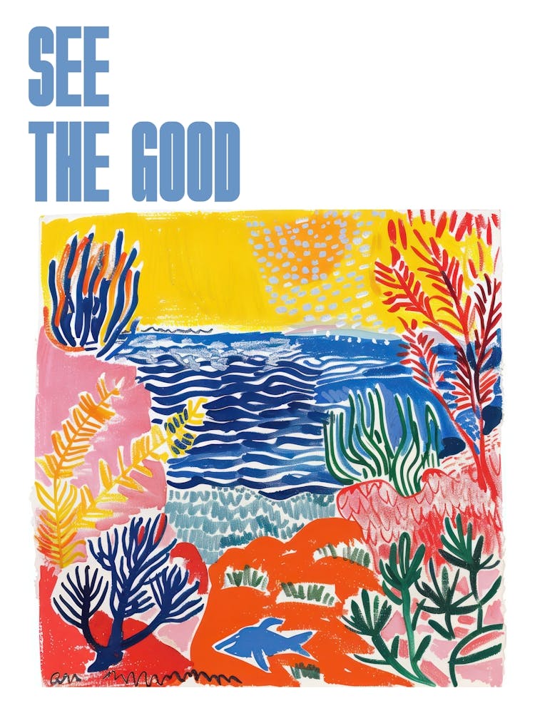 See The Good Poster Seaside Painting Matisse Style 13