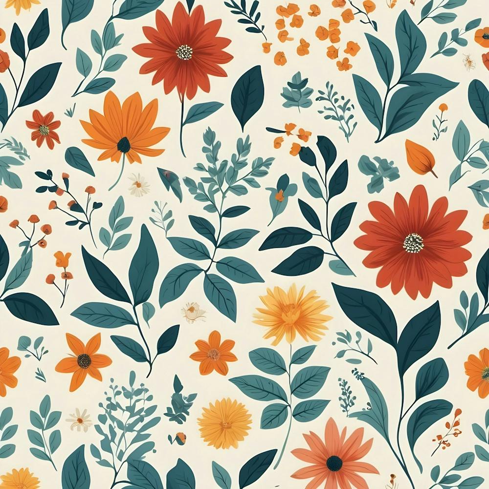 Florales nahtloses Muster 19