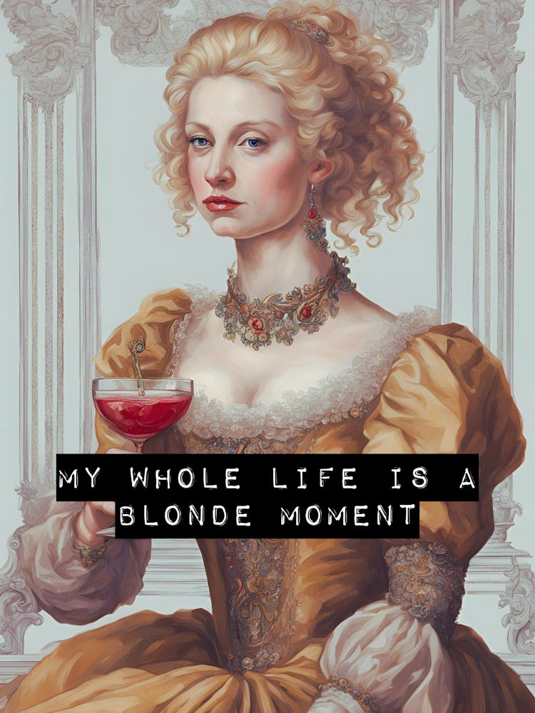 Blonde Moment