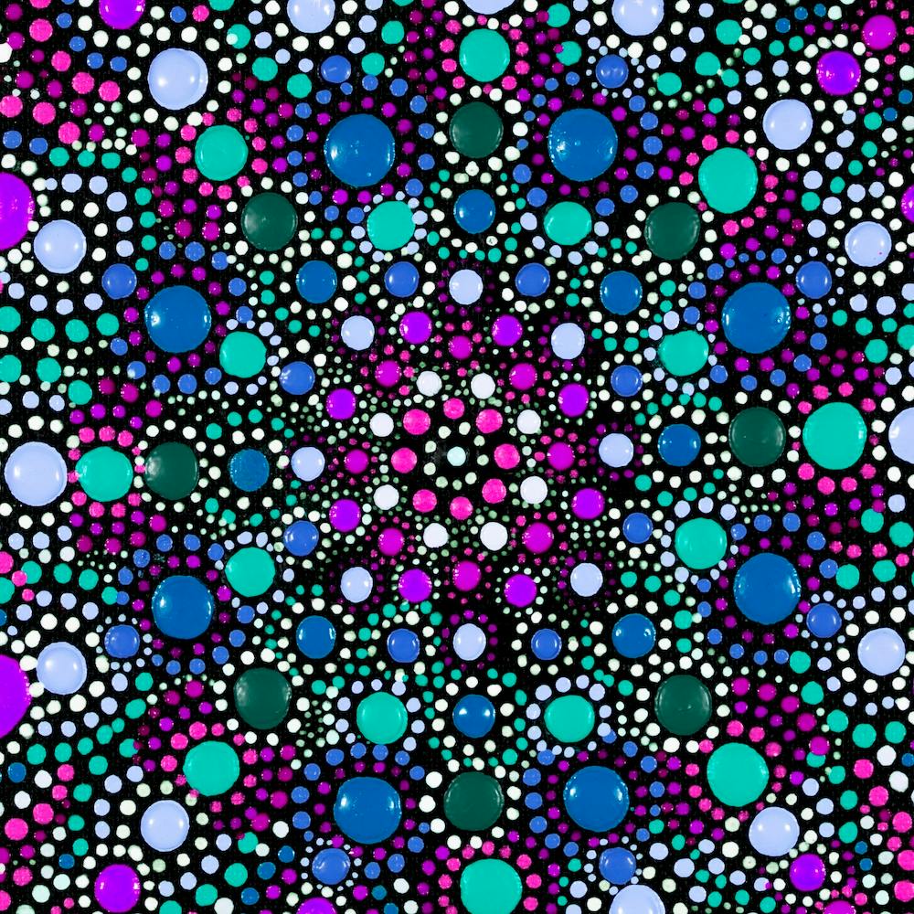 Mesmerize Turquoise Square