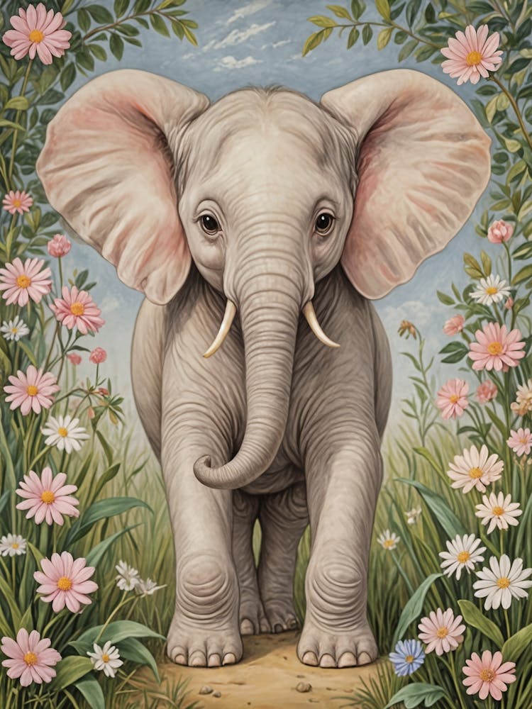 Elephant In The Meadow no1