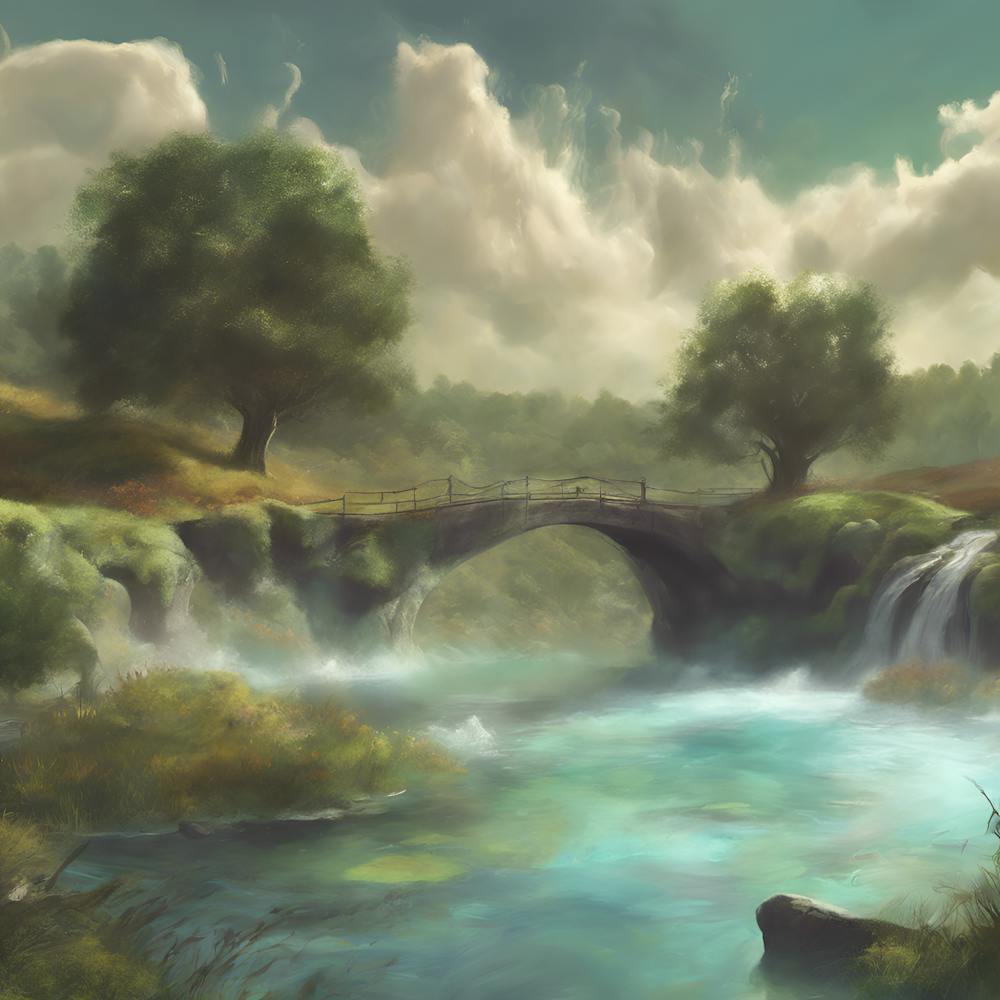 Pont sur une rivière