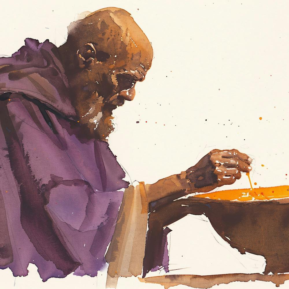 Editorial Art White Background Xenophanes 2