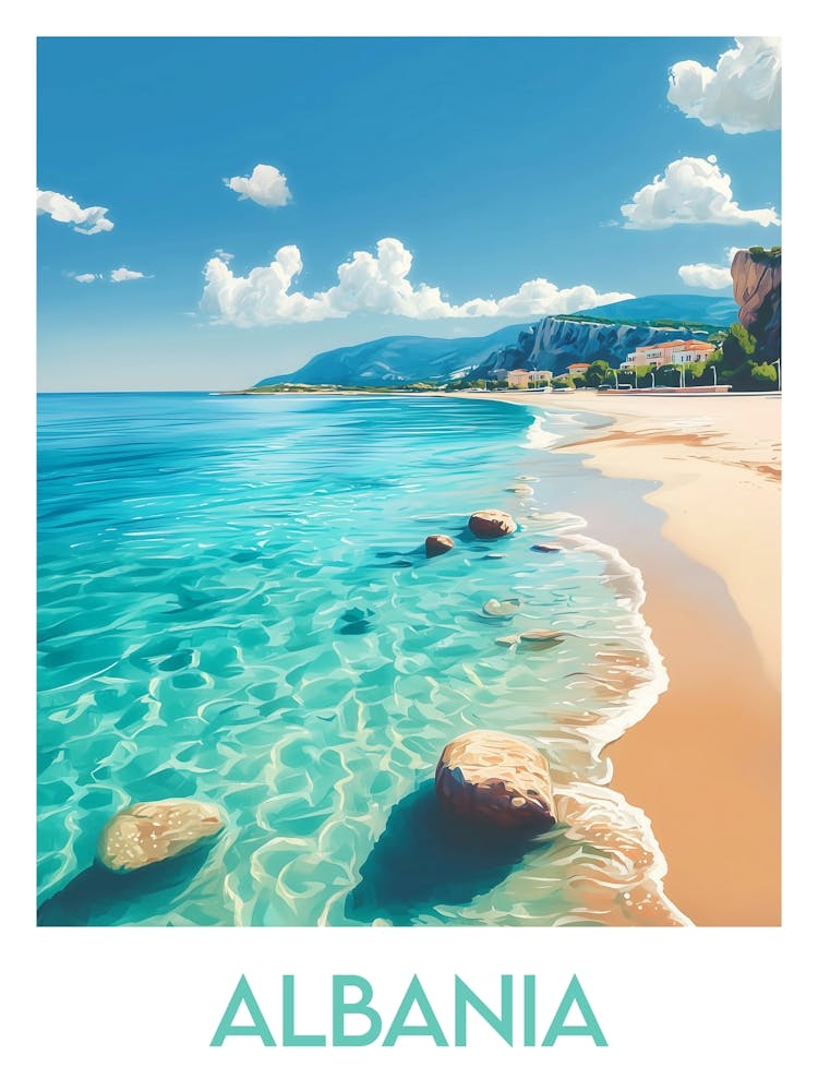Affiche de voyage Albania 1