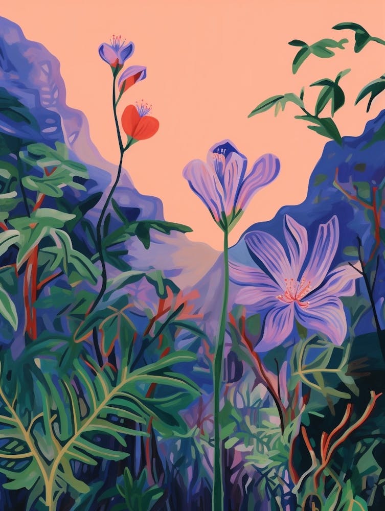 Boho Wildflower Painting Jacobs Ladder 1