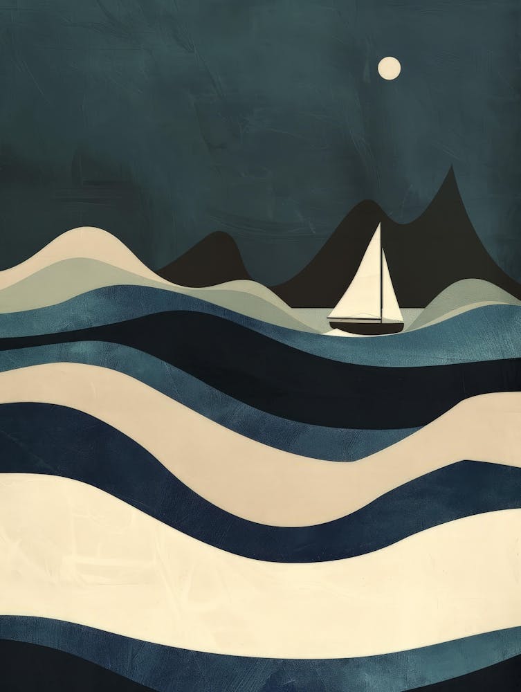 Sailboat In The Ocean