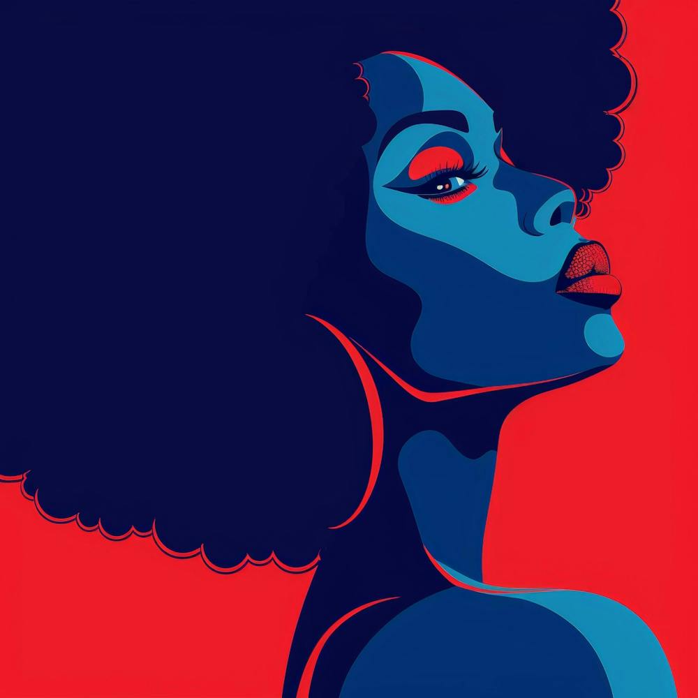 Afro Girl 25