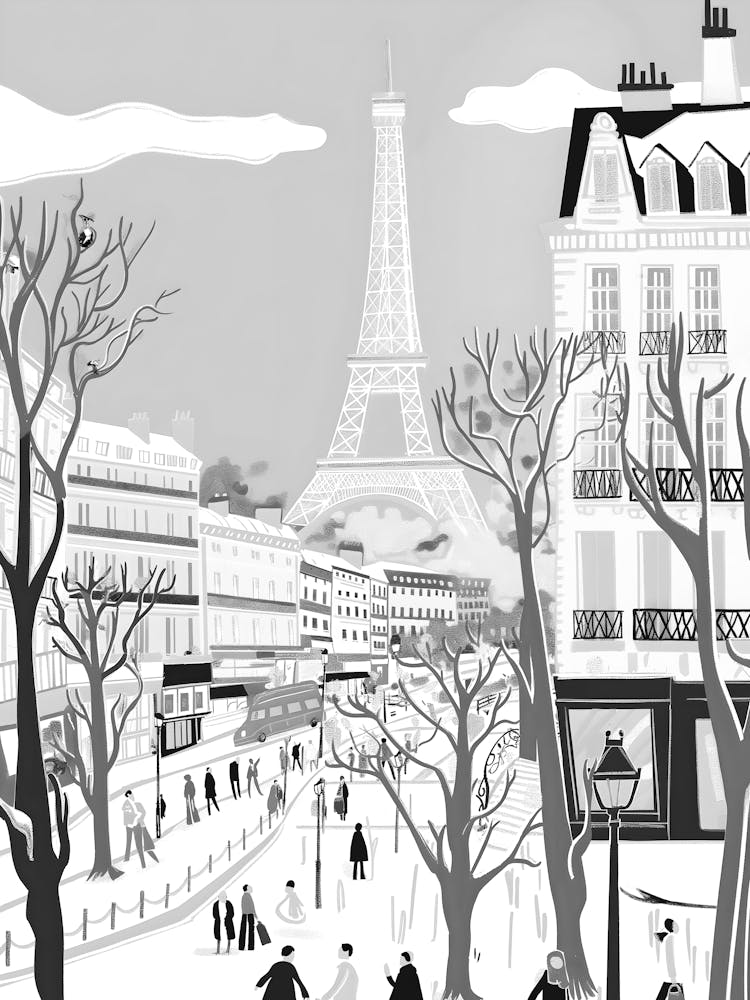 Paris In Winter