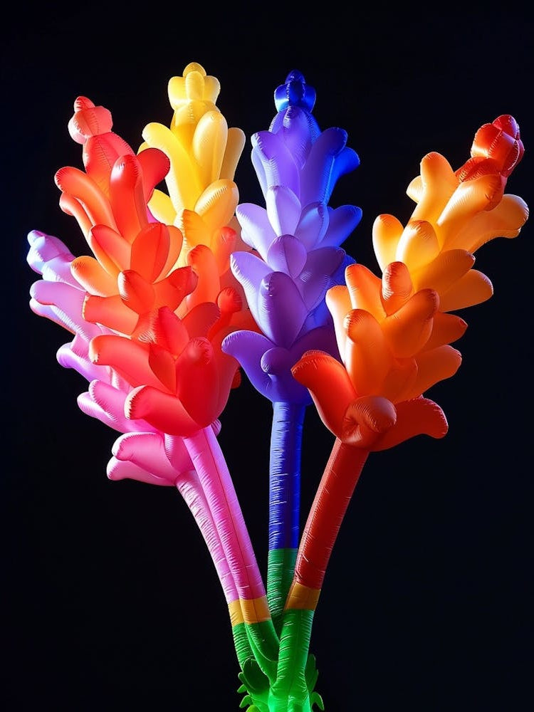 Bright Inflatable Flowers Celosia 1