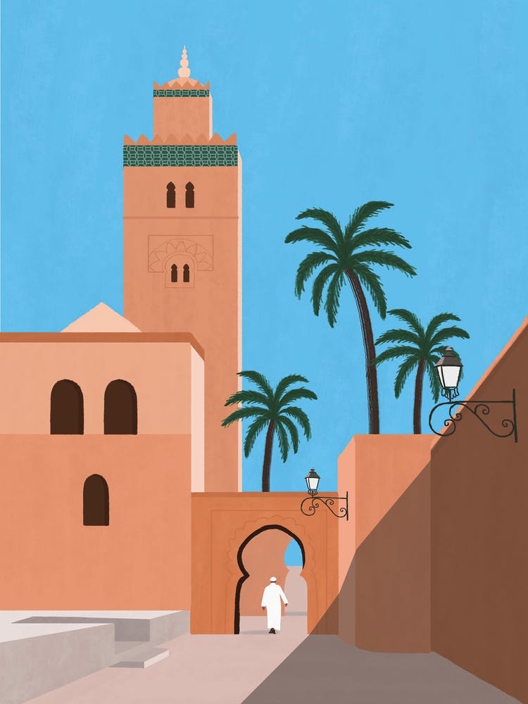 Mosque In Marrakech Morocco Ii