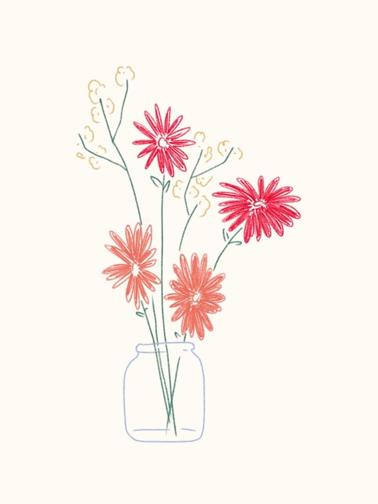 Flowers Jar Print