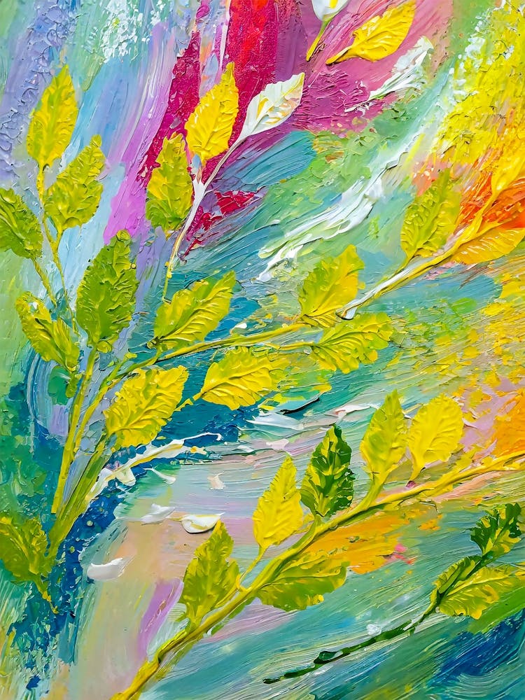 Movement Of Leaves In The Wind