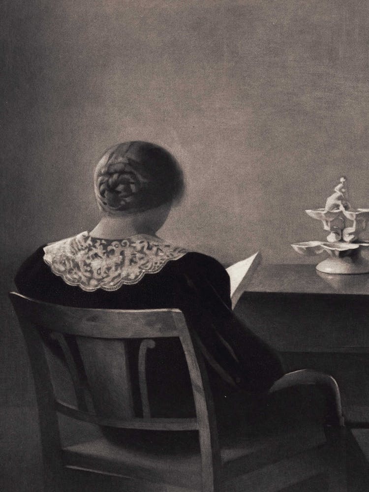 Woman Reading A Book