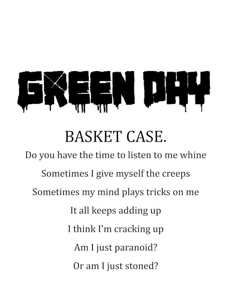 Green Day Basket Case