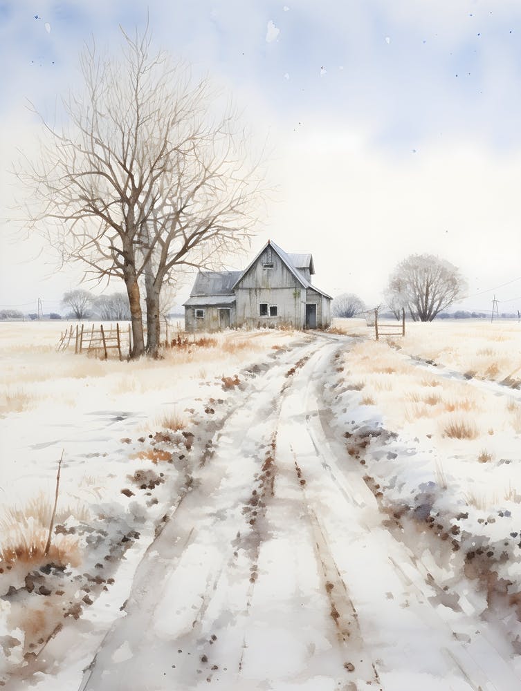 Winter Farmhouse 6