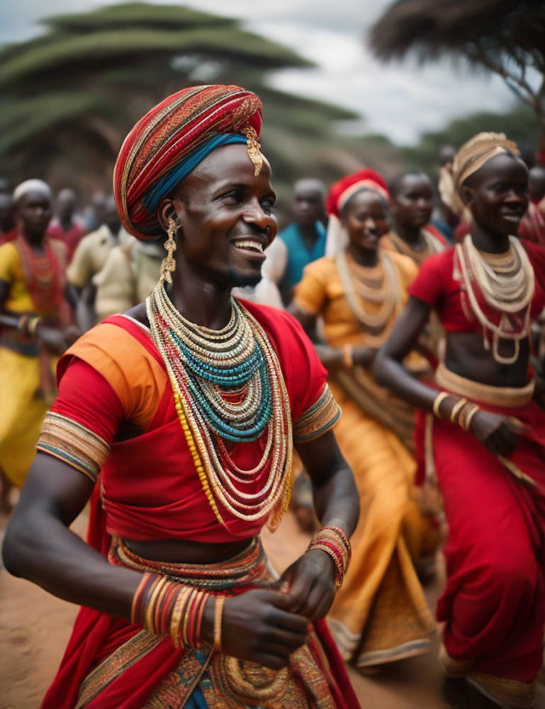 African Dancers 1