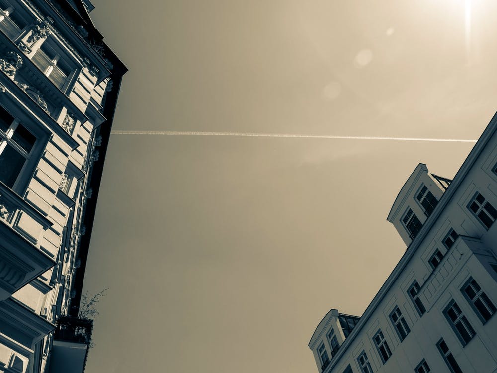 Old European Apartment Building View From Below 2