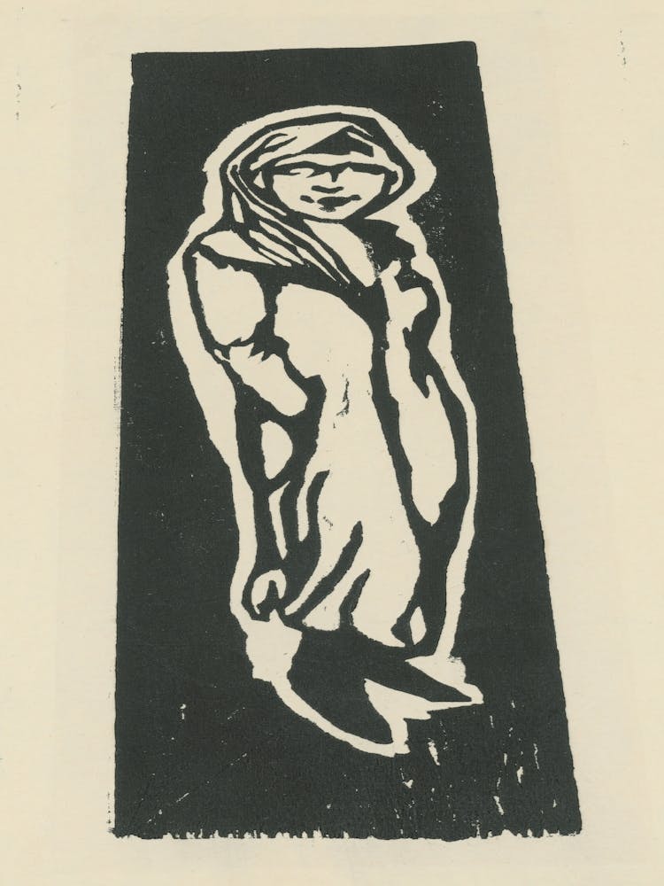 Standing Little Girl, Paul Gauguin