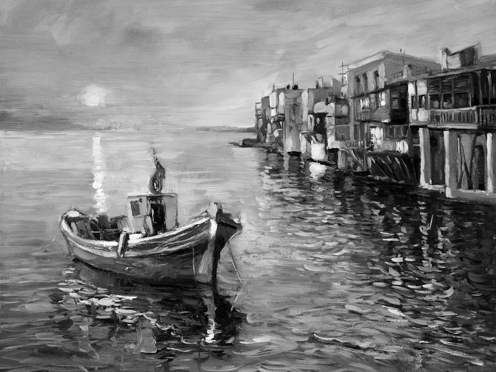 Black And White Painting 48