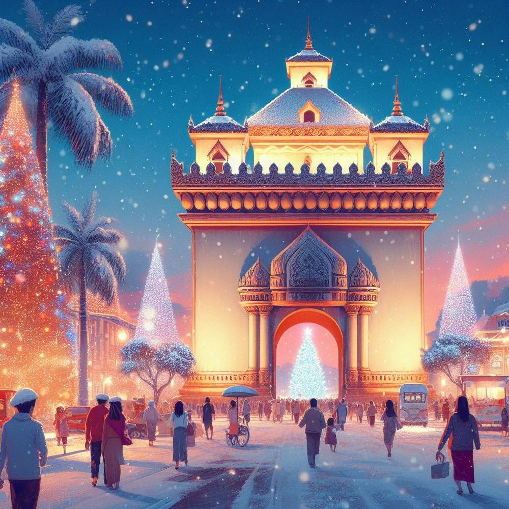 Christmas In Laos 1