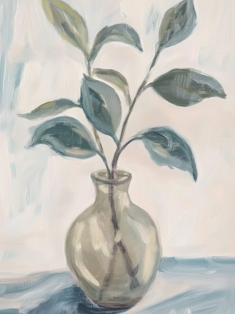 Still Life Plant In A Vase