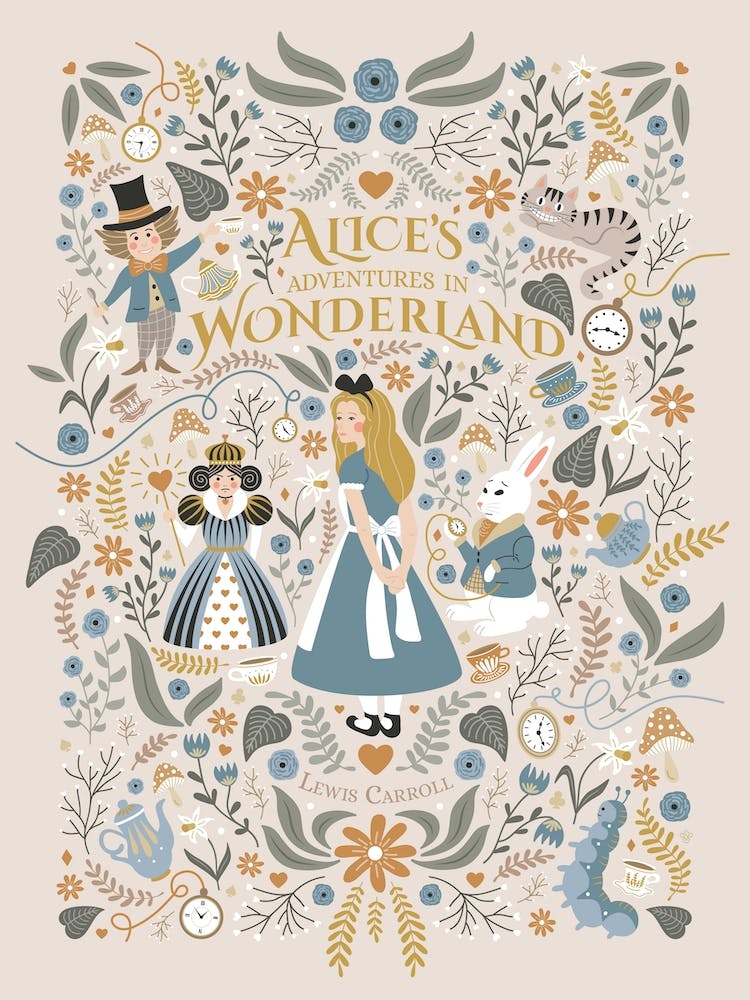 Alice In Wonderland Beige