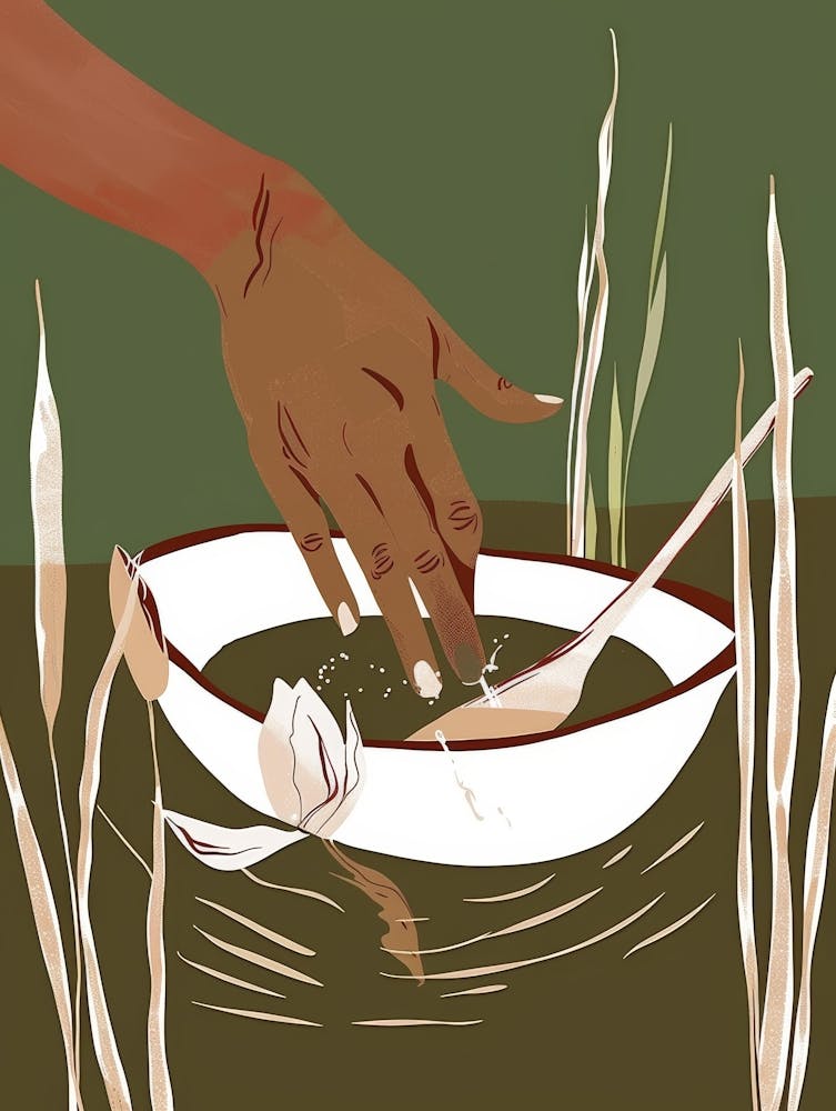Hand In A Bowl