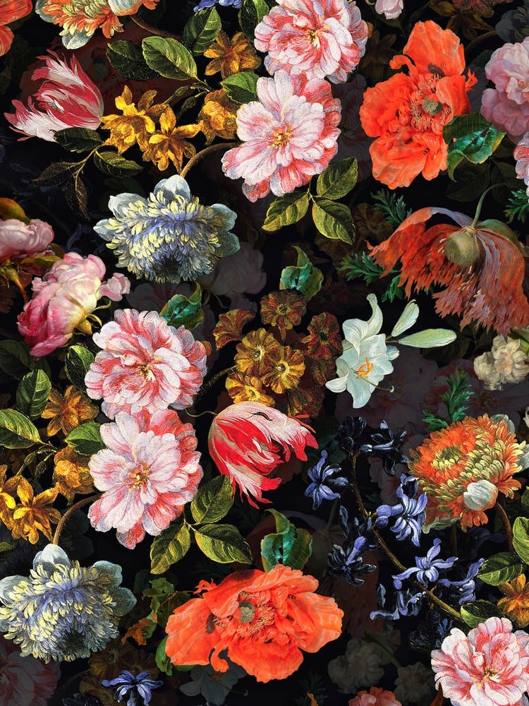 Dutch Antique Flowers Iii