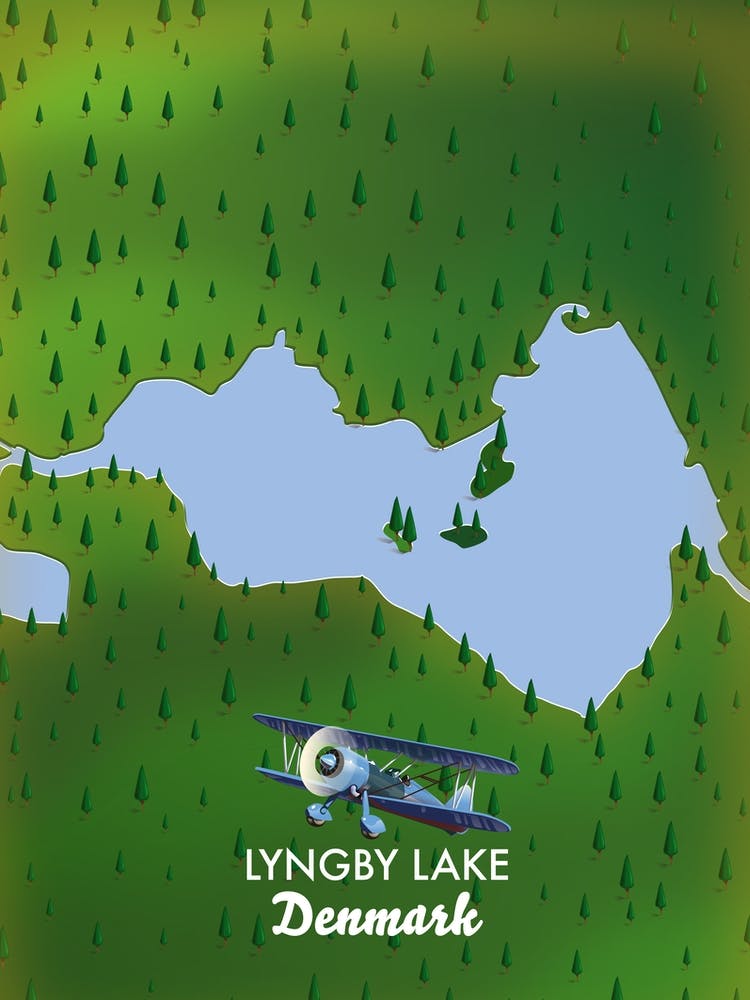 Lynny Lake Denmark Map