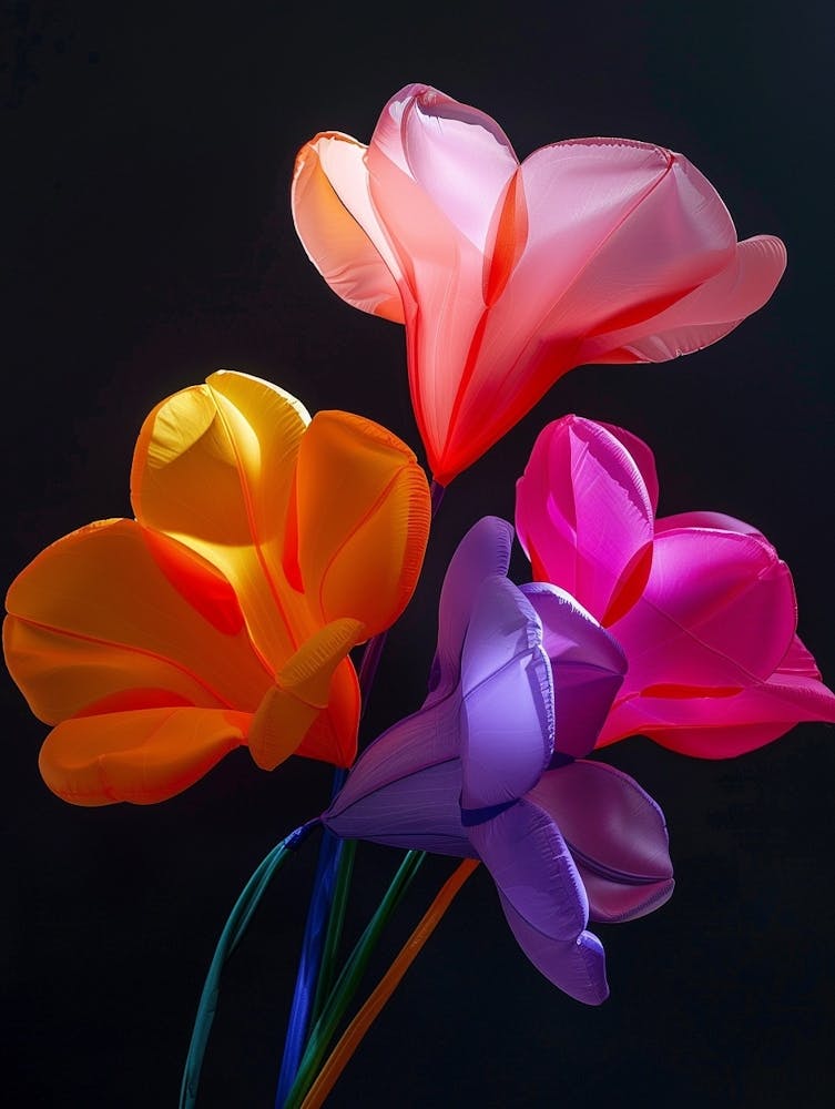 Bright Inflatable Flowers Cyclamen 1